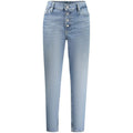 Calvin Klein Azzurro Cotton Women's Jeans Calvin Klein