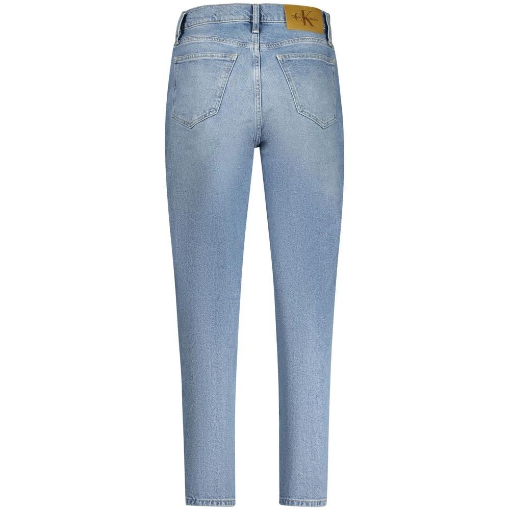 Calvin Klein Azzurro Cotton Women's Jeans Calvin Klein