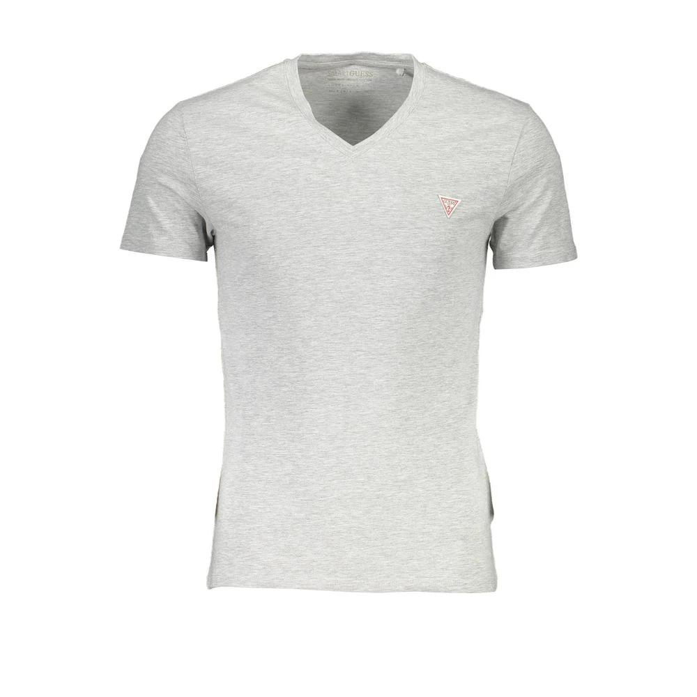 Guess Jeans Grigio Cotton Men T-Shirt by Guess Jeans