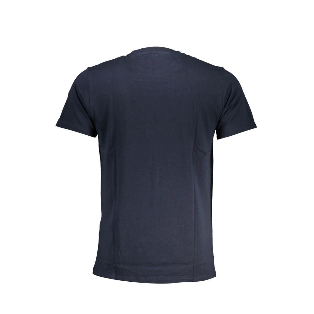 Cavalli Class Blu Cotton Men T-Shirt by Cavalli Class