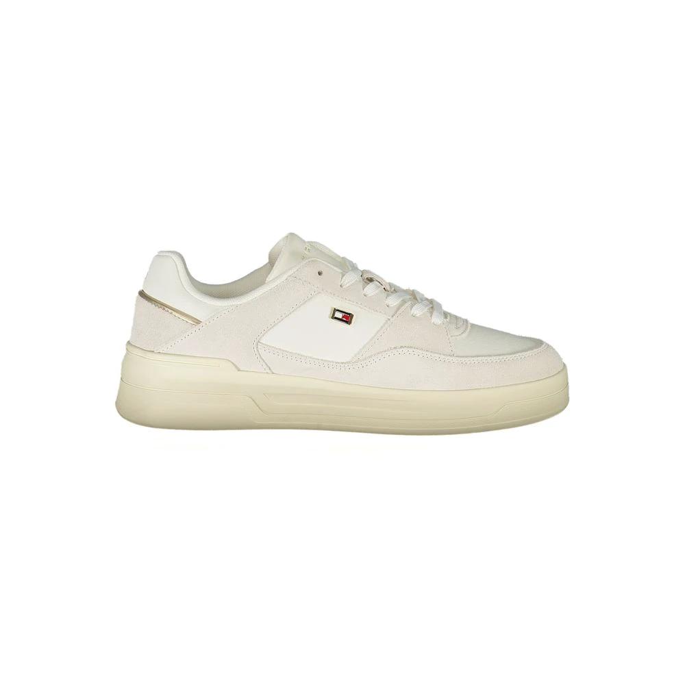 Tommy Hilfiger Bianco Polyurethane Women Sneaker Tommy Hilfiger
