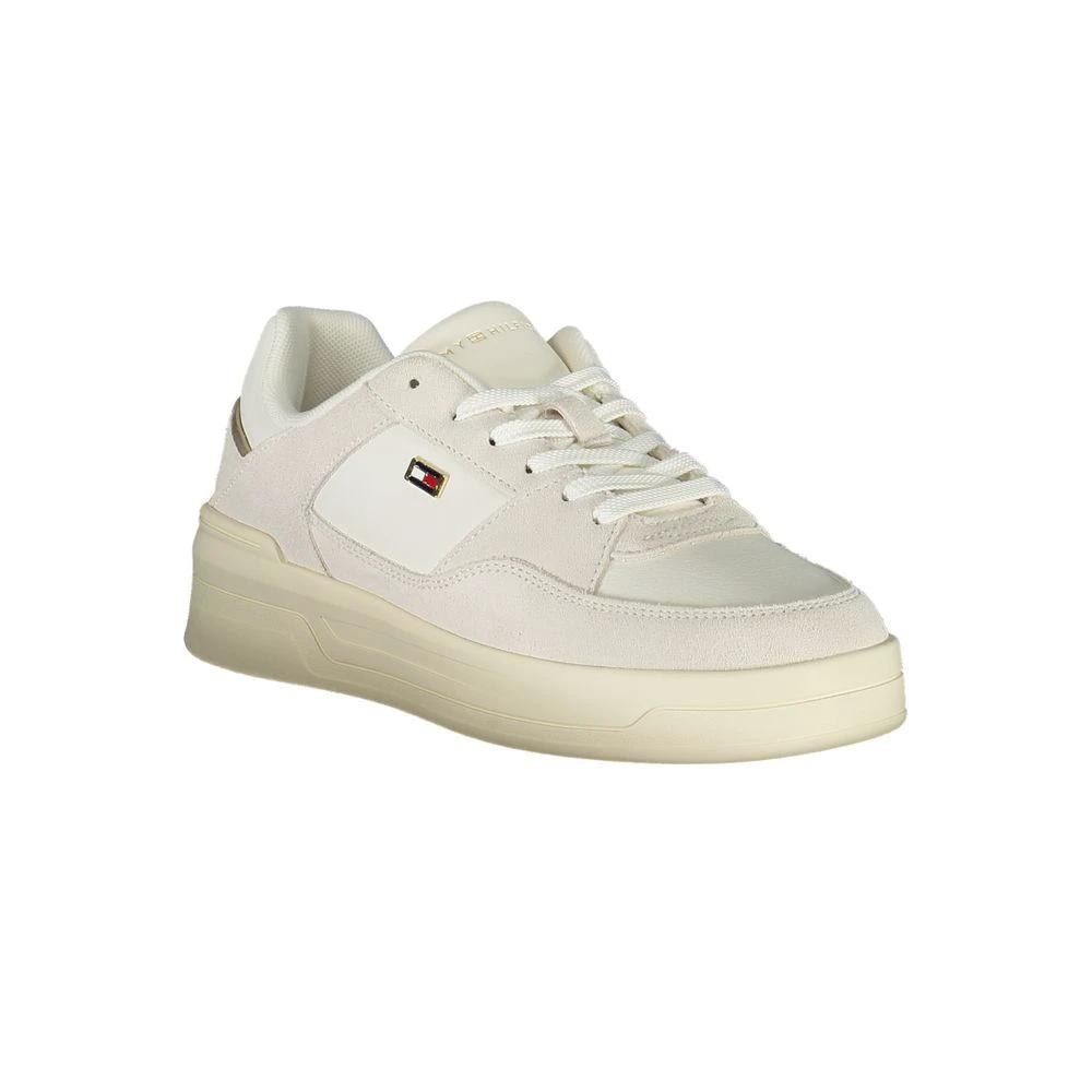 Tommy Hilfiger Bianco Polyurethane Women Sneaker Tommy Hilfiger