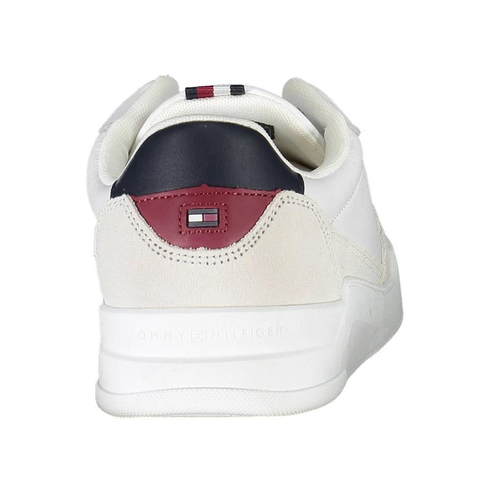 Tommy Hilfiger White Leather Men Sneaker Tommy Hilfiger