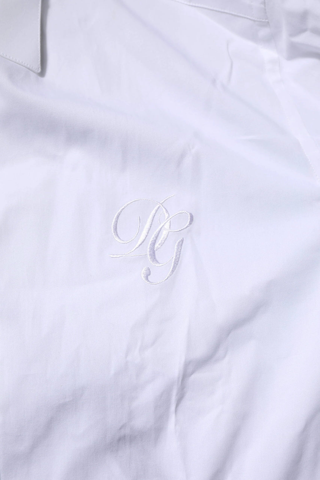 Dolce & Gabbana White Cotton GOLD Long Sleeves Formal Shirt by Dolce & Gabbana