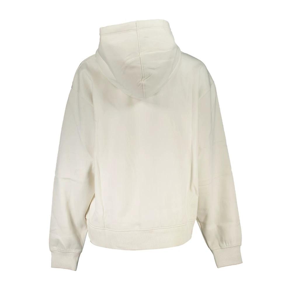 Sweat-shirt Calvin Klein blanc en coton pour femme