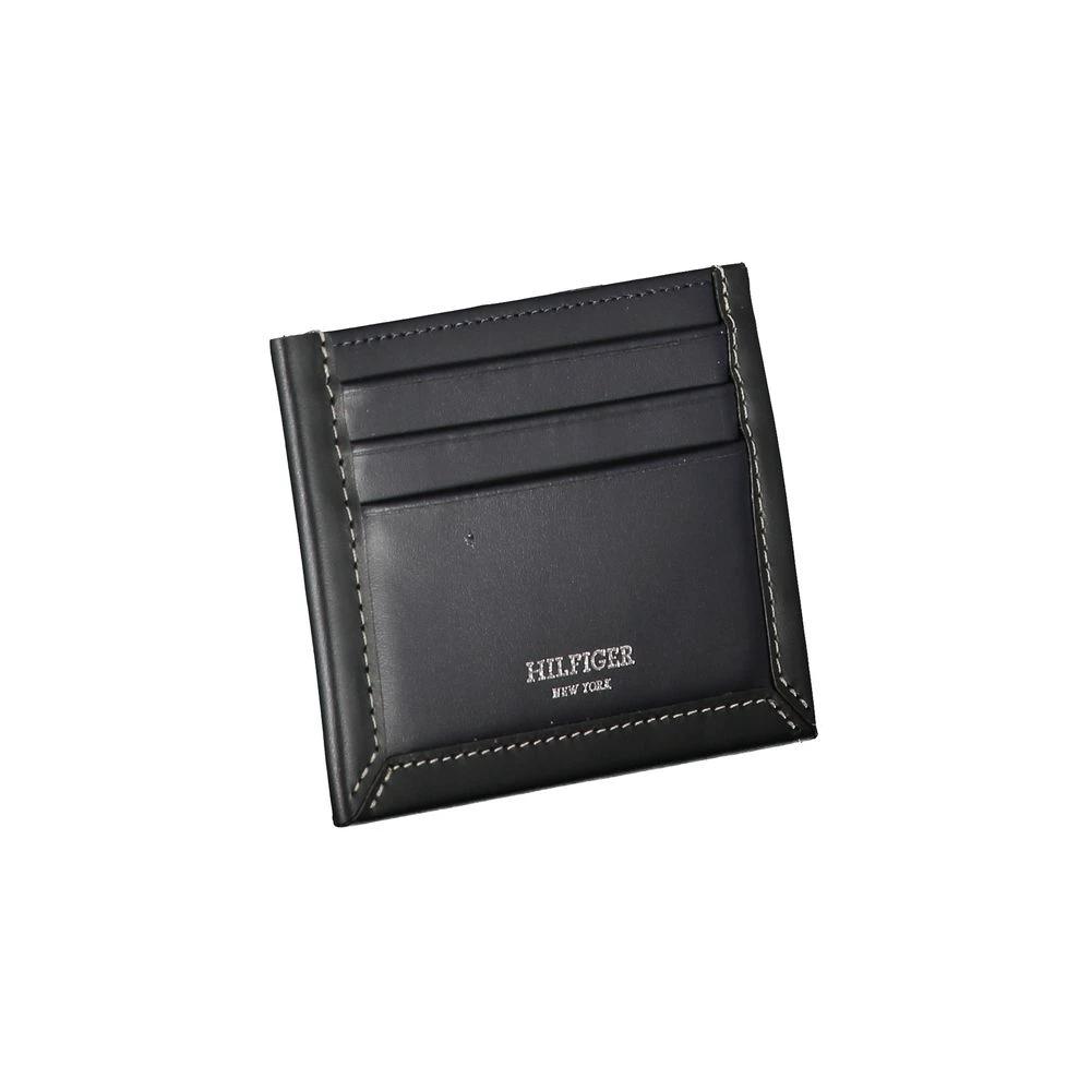 Tommy Hilfiger Blue Leather Men Wallet
