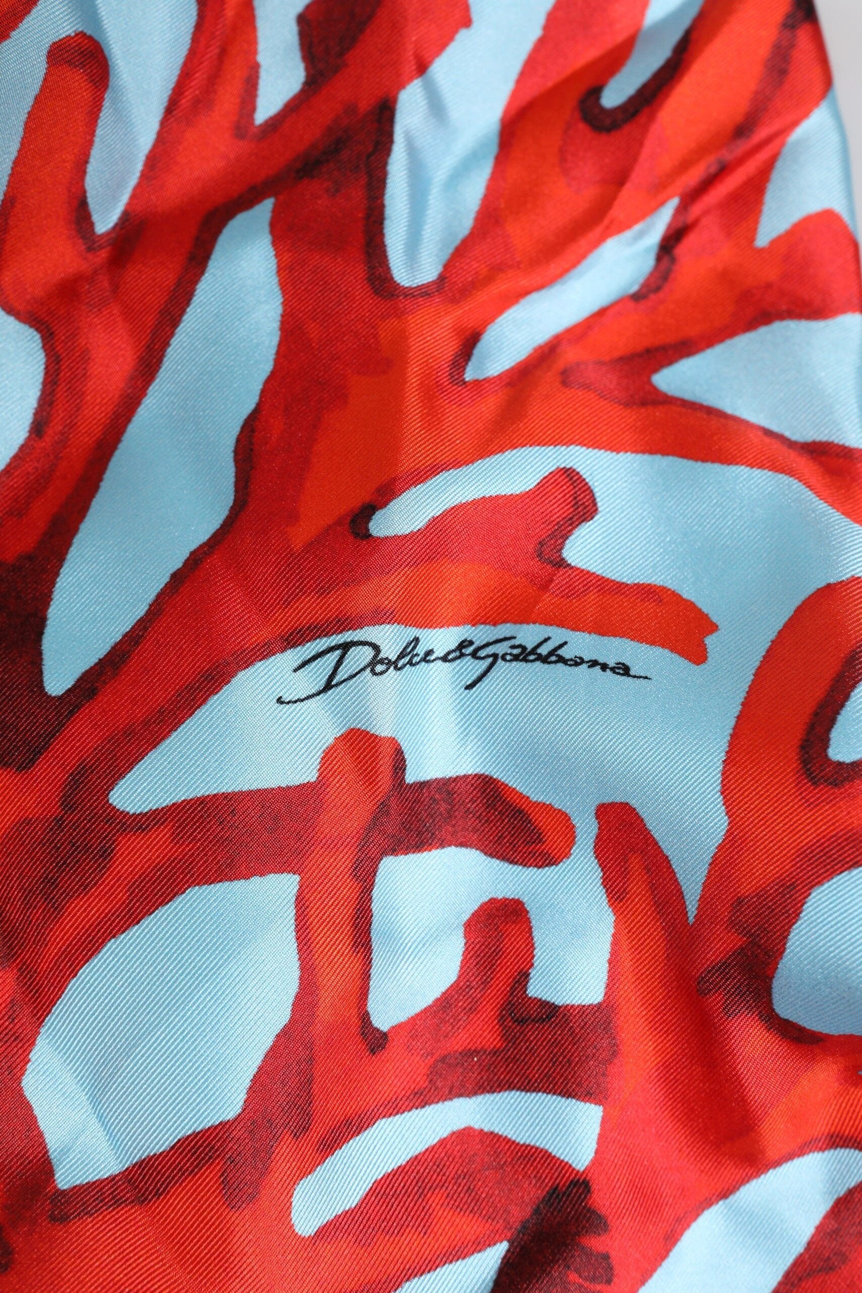 Dolce & Gabbana Blue Red Coral Print Wrap Robe Coat Jacket by Dolce & Gabbana