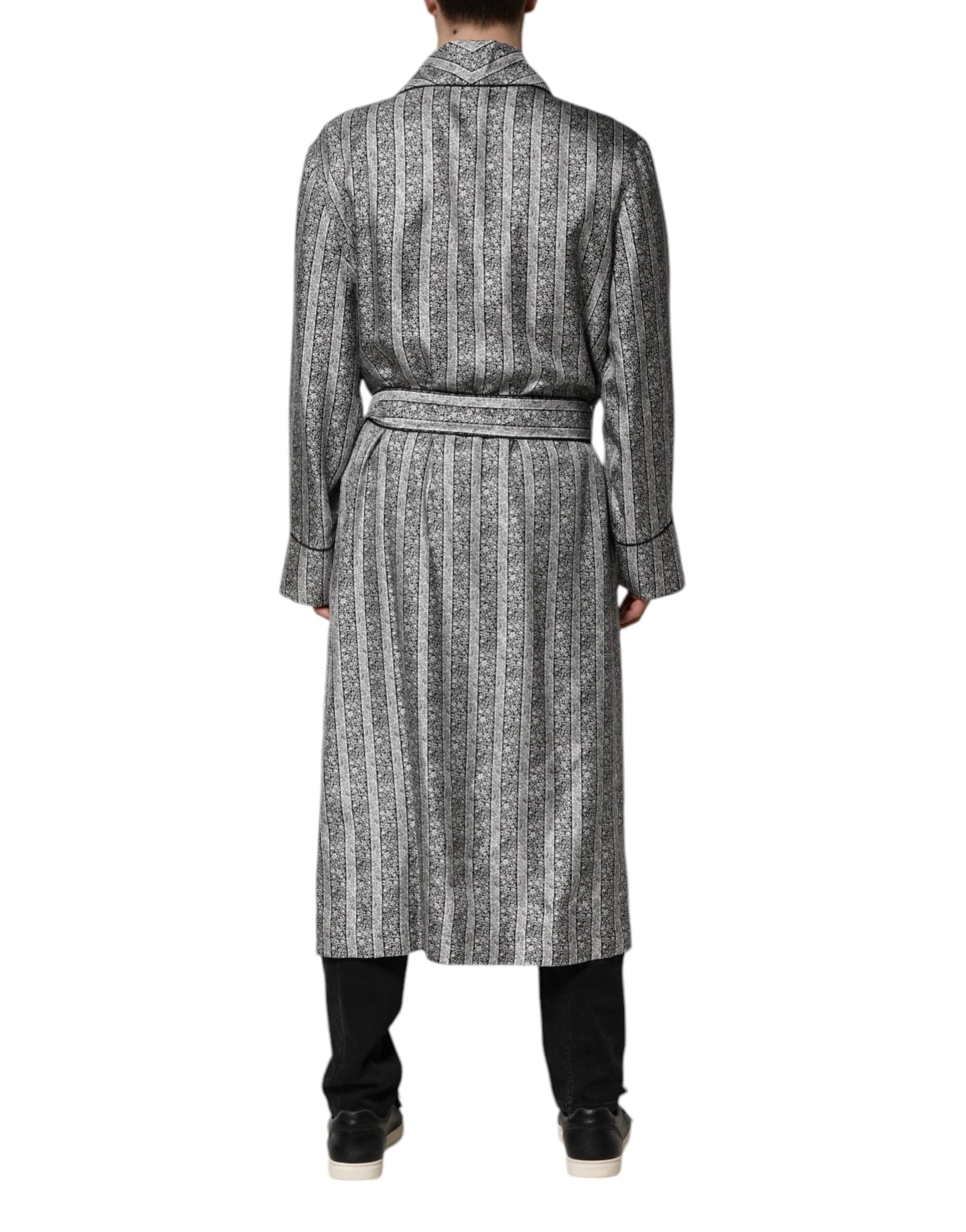 Dolce & Gabbana Multicolor Floral Robe Coat Wrap Jacket by Dolce & Gabbana