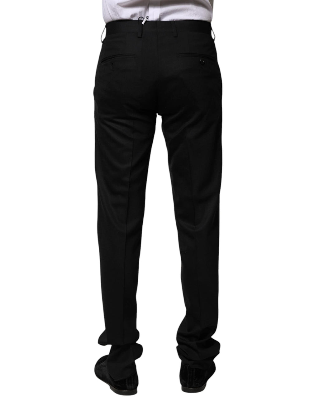 Dolce & Gabbana Black Wool Formal Dress Pants by Dolce & Gabbana