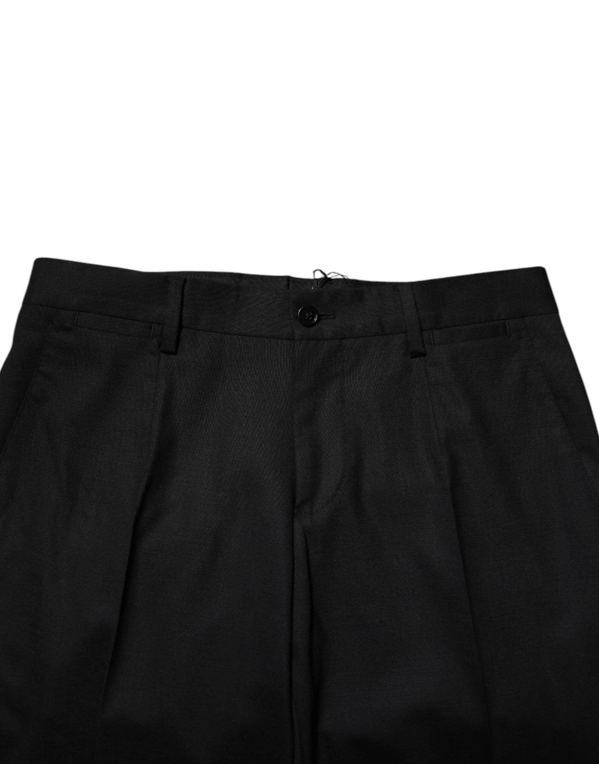Dolce & Gabbana Black Wool Formal Dress Pants by Dolce & Gabbana