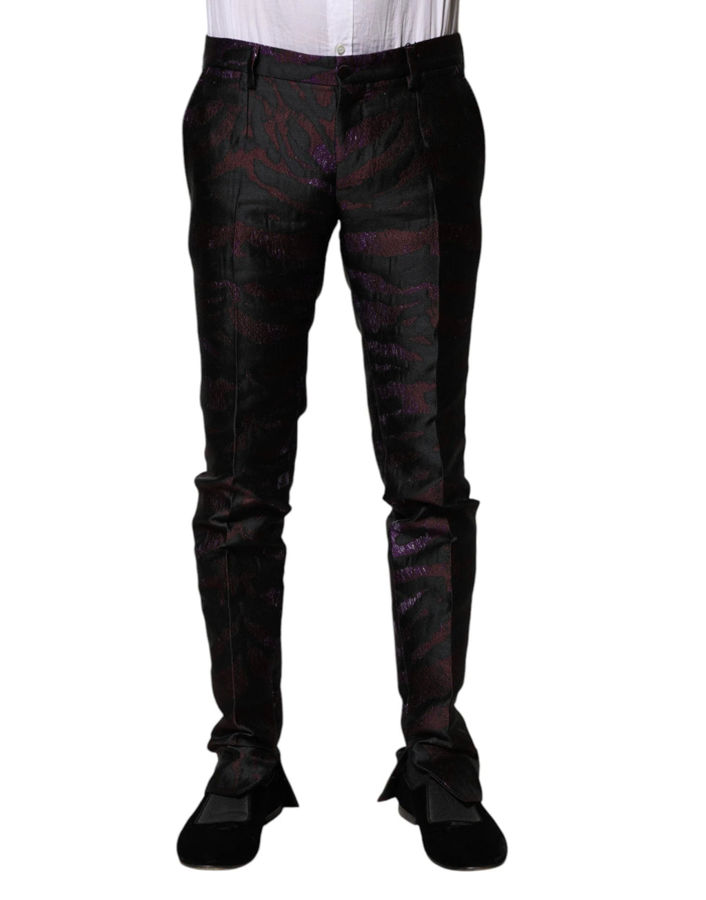 Dolce & Gabbana Multicolor Polyester Patterned Pants by Dolce & Gabbana
