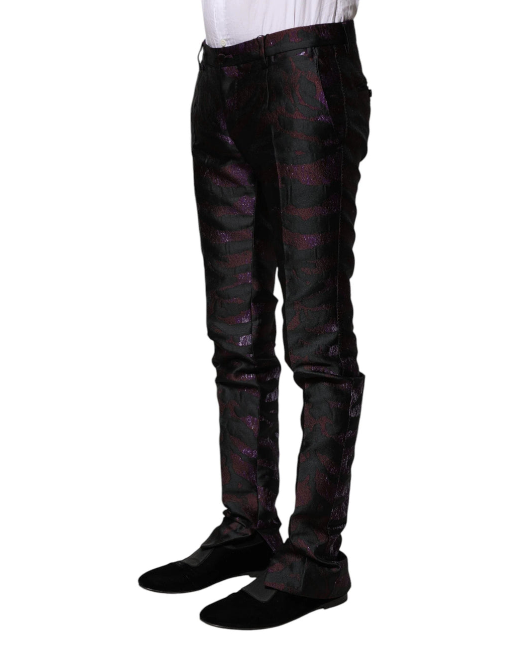 Dolce & Gabbana Multicolor Polyester Patterned Pants by Dolce & Gabbana