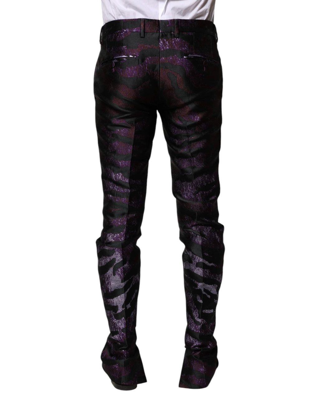 Dolce & Gabbana Multicolor Polyester Patterned Pants by Dolce & Gabbana