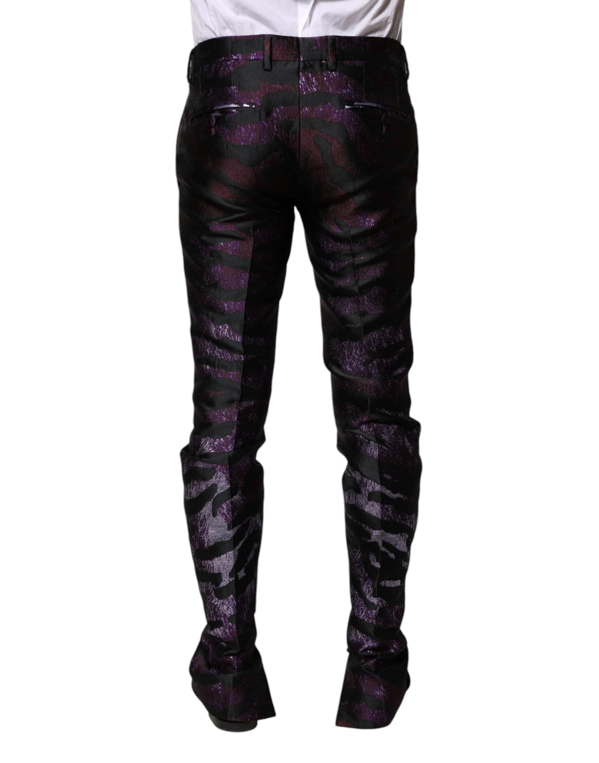 Dolce & Gabbana Multicolor Polyester Patterned Pants by Dolce & Gabbana