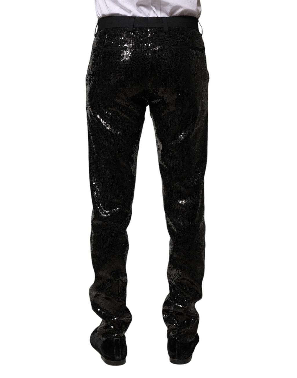 Dolce & Gabbana Black Sequined Embellishment Pants by Dolce & Gabbana