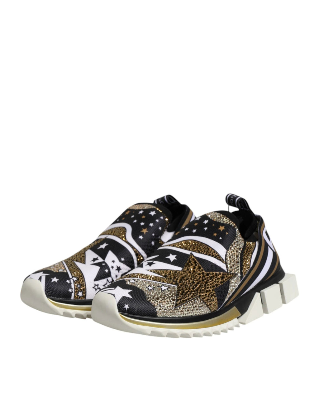 Dolce & Gabbana Multicolor Sorrento Low Top Sneakers Shoes by Dolce & Gabbana