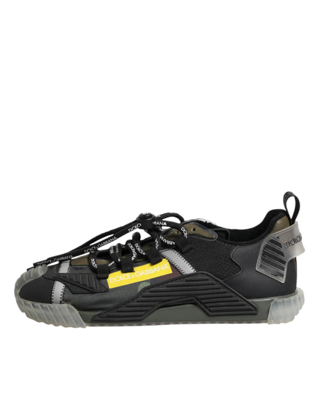 Dolce & Gabbana Multicolor Lace Up Low Top NS1 Sneakers Shoes by Dolce & Gabbana