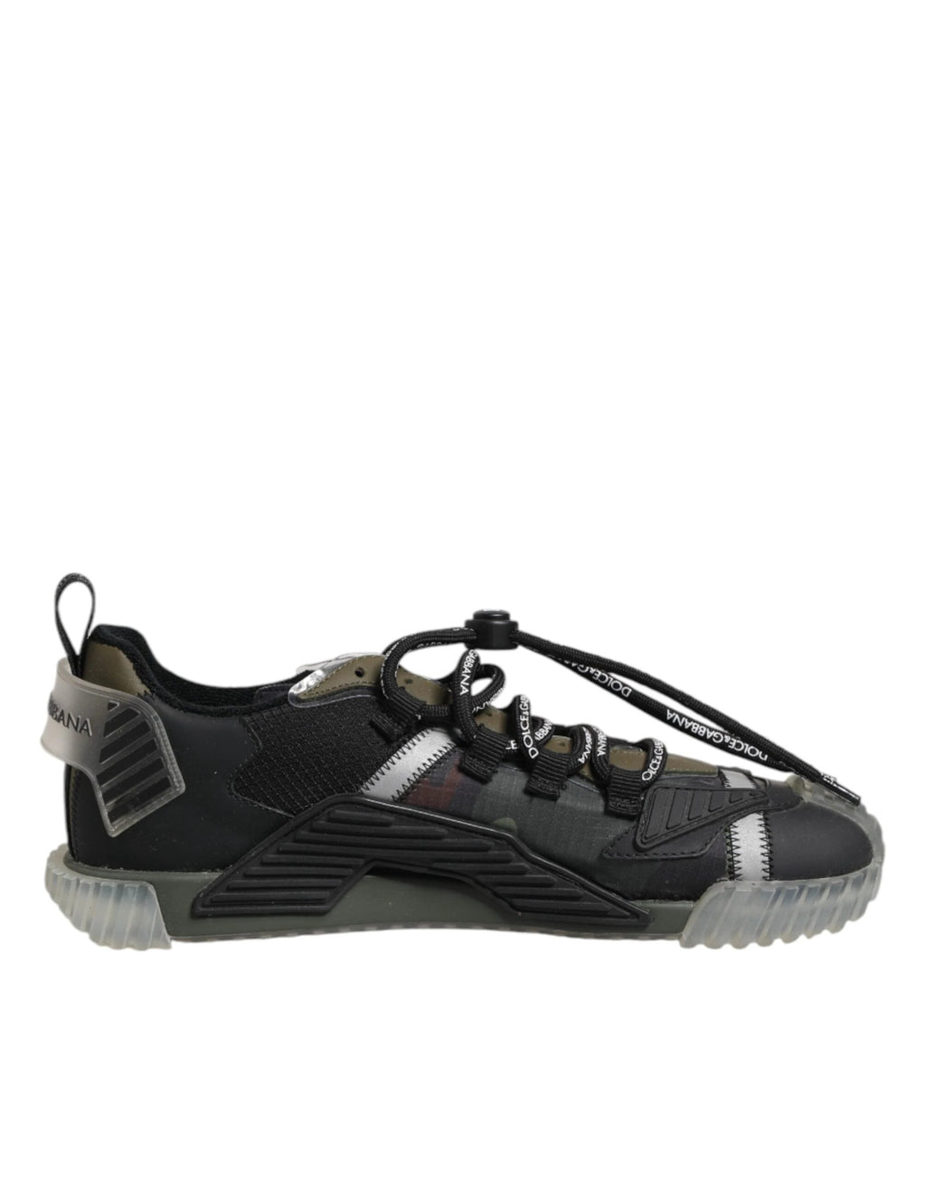 Dolce & Gabbana Multicolor Lace Up Low Top NS1 Sneakers Shoes by Dolce & Gabbana