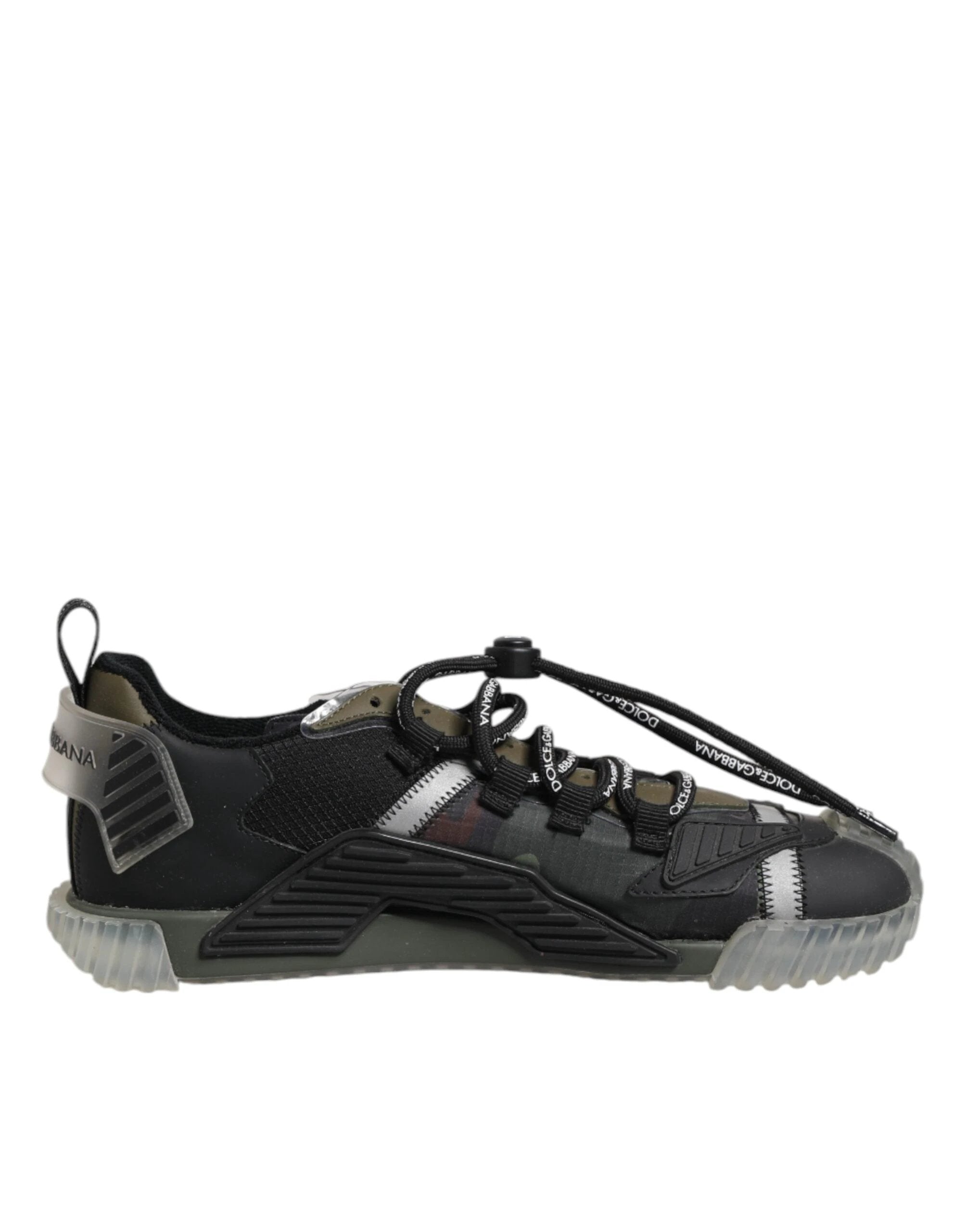 Dolce & Gabbana Multicolor Lace Up Low Top NS1 Sneakers Shoes by Dolce & Gabbana
