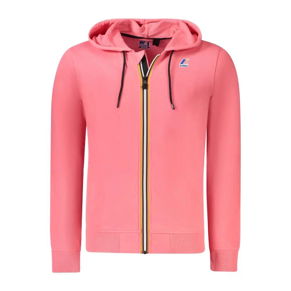 K-WAY Pull Rose Coton Homme