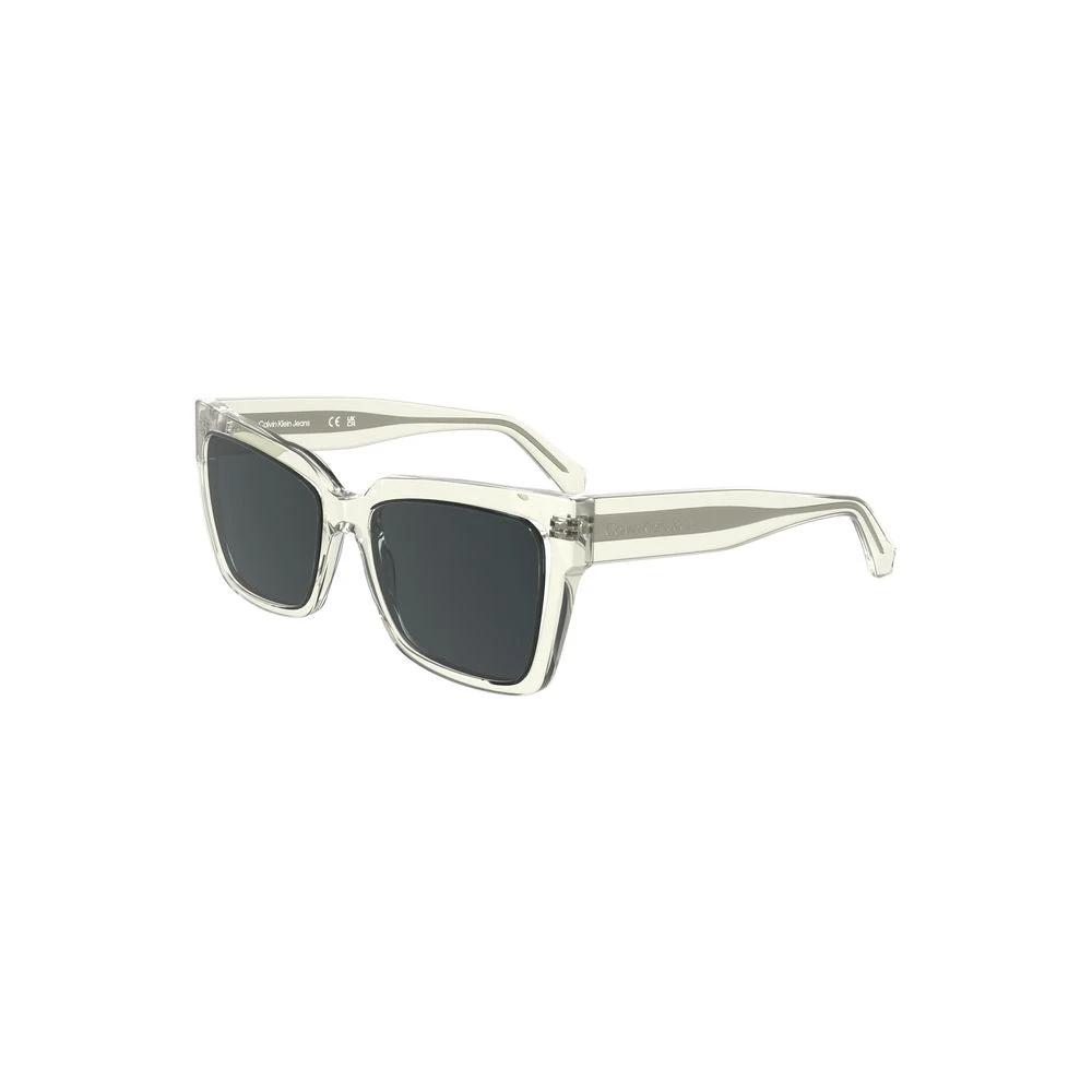 Calvin Klein Transparent Plastic Men's Sunglasses
