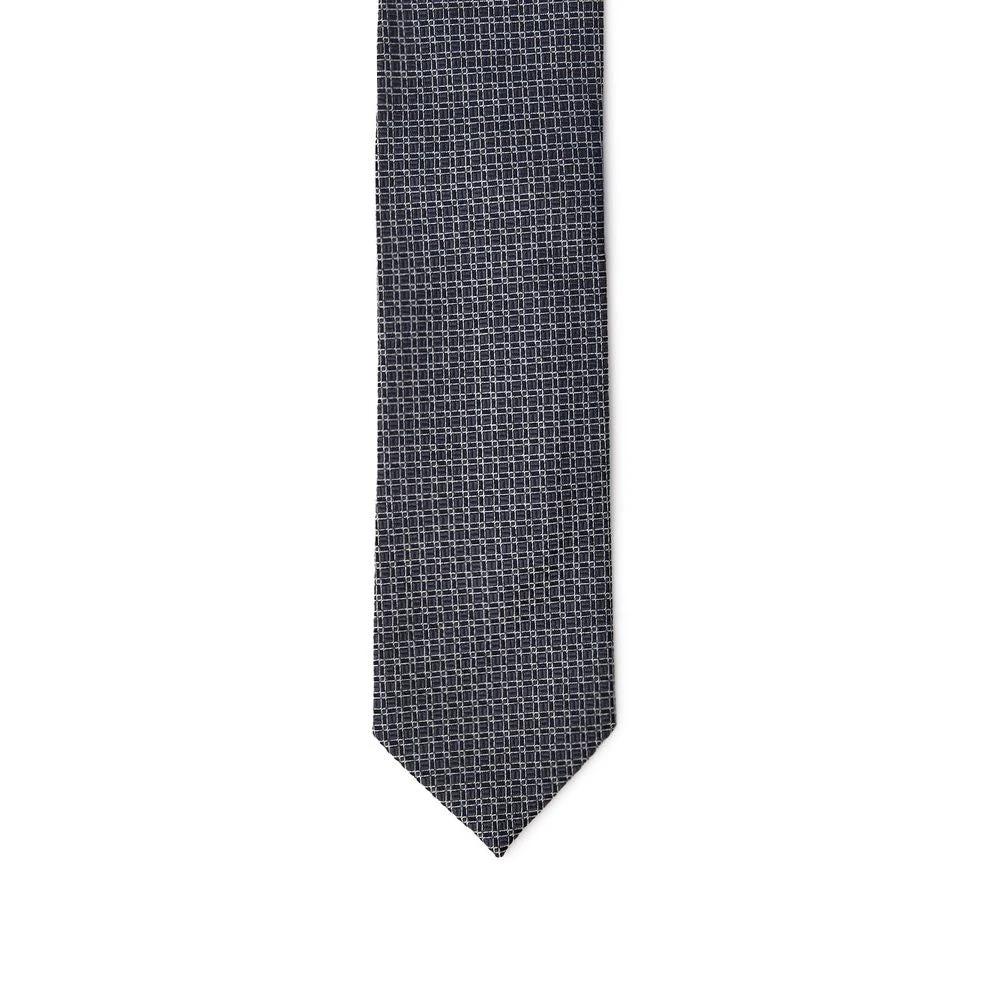 Jil Sander Gray Silk Tie by Jil Sander