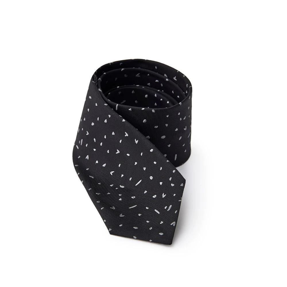Jil Sander Black Silk Tie by Jil Sander