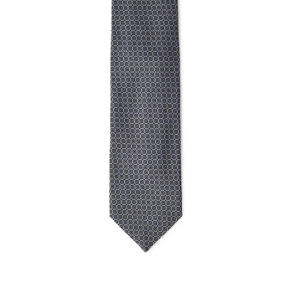 Jil Sander Gray Silk Tie by Jil Sander