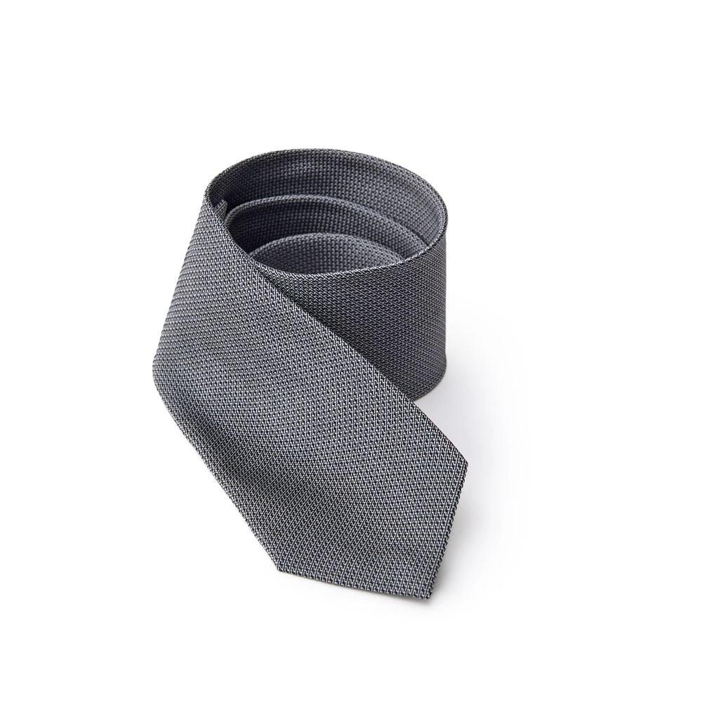 Jil Sander Gray Silk Tie by Jil Sander