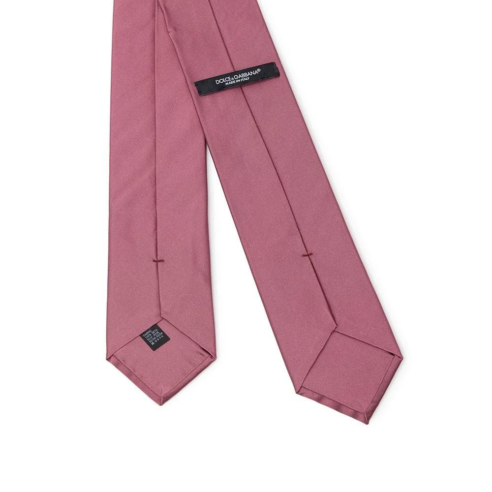 Dolce & Gabbana Purple Silk Tie by Dolce & Gabbana