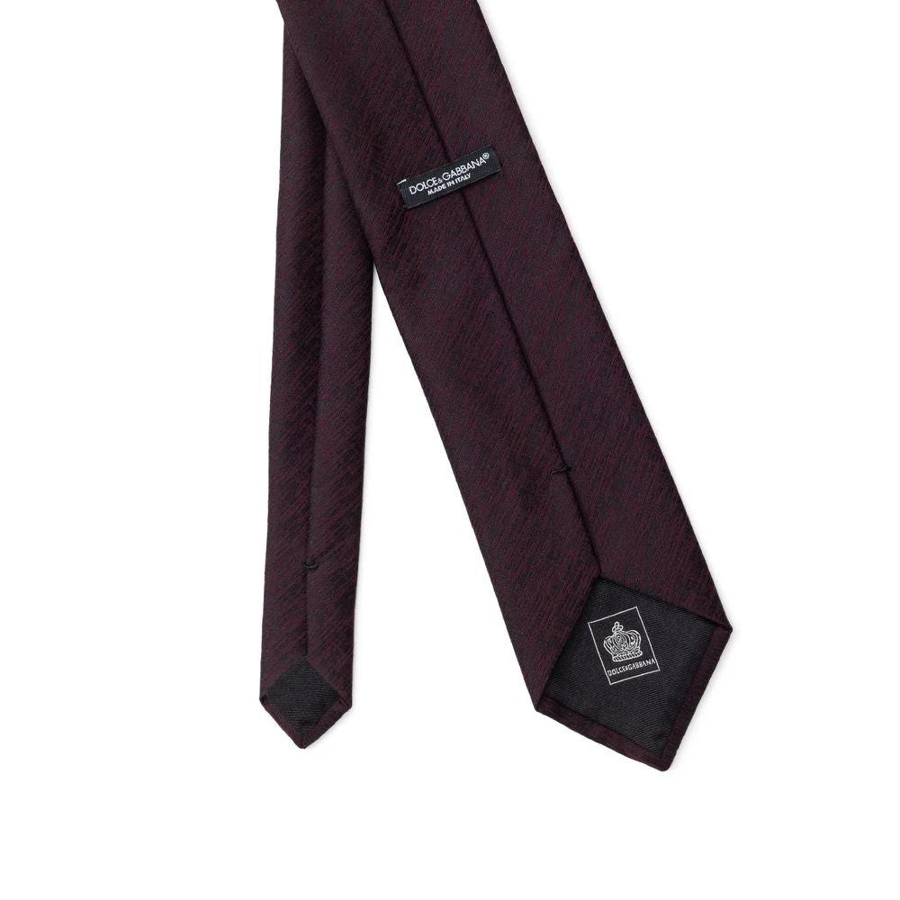 Dolce & Gabbana Purple Wool Tie by Dolce & Gabbana