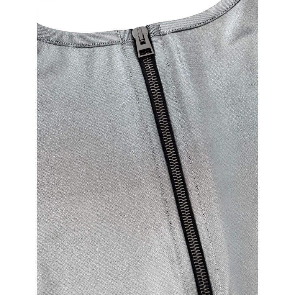 Tom Ford Gray Viscose Long Sleeve by Tom Ford