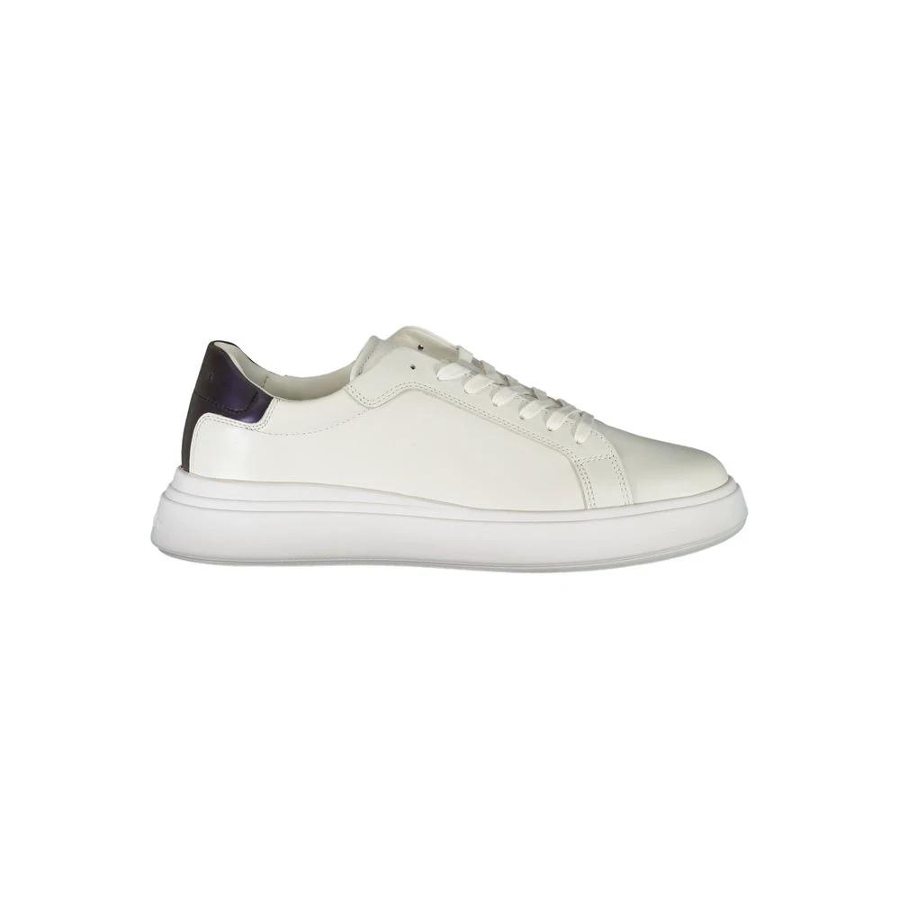 Calvin Klein White Leather Men Sneaker