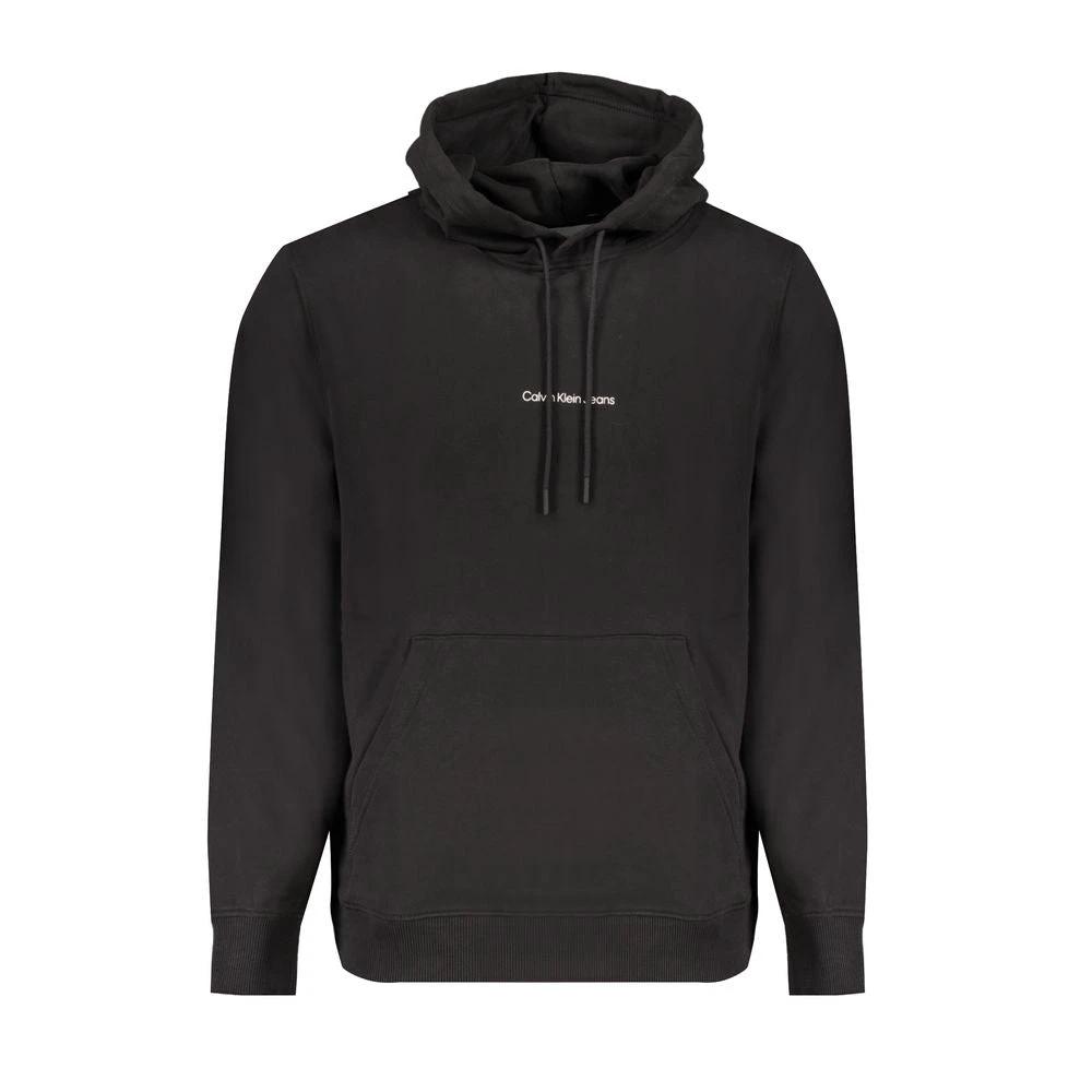 Calvin Klein Black Cotton Men's Sweatshirt Calvin Klein