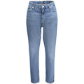 Calvin Klein Blu Cotton Women Jeans Calvin Klein