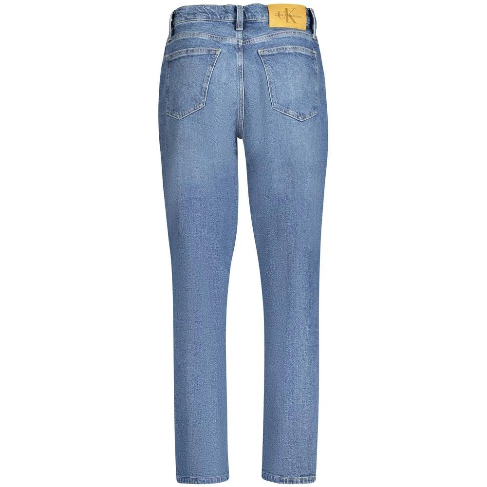 Calvin Klein Blu Cotton Women Jeans Calvin Klein