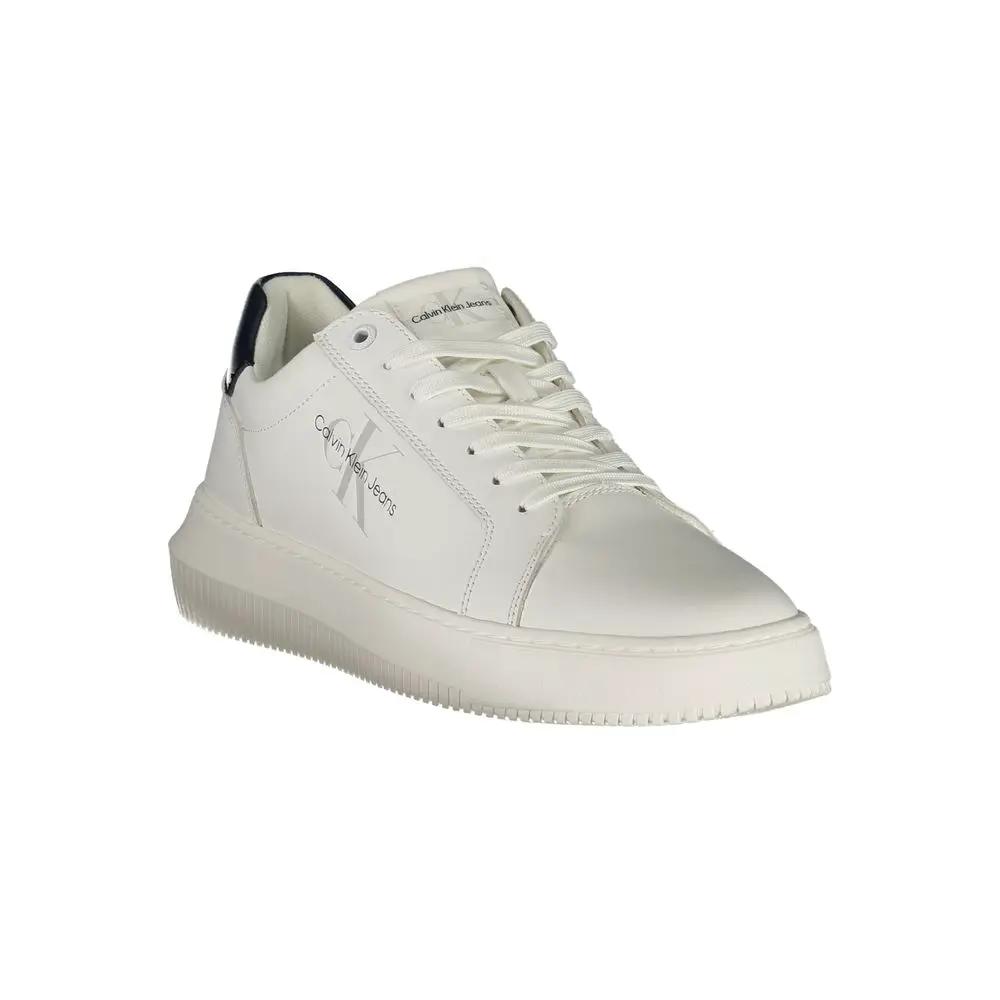 Calvin Klein Calvin Klein Bianco Leather Men Sneaker