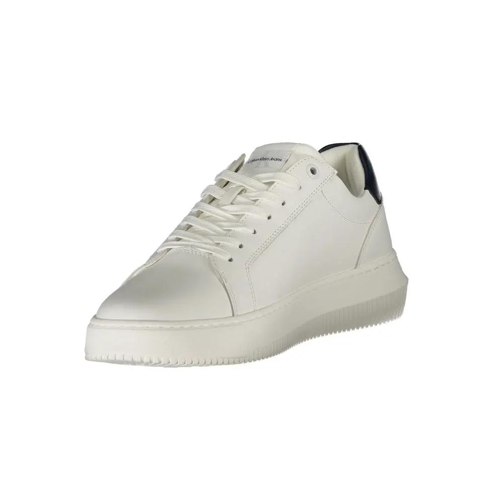 Calvin Klein Calvin Klein Bianco Leather Men Sneaker