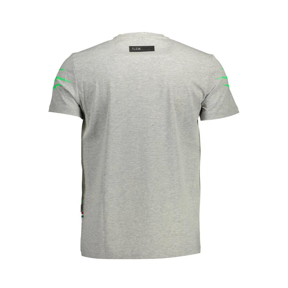Plein Sport Grigio Cotton Men's T-Shirt Plein Sport