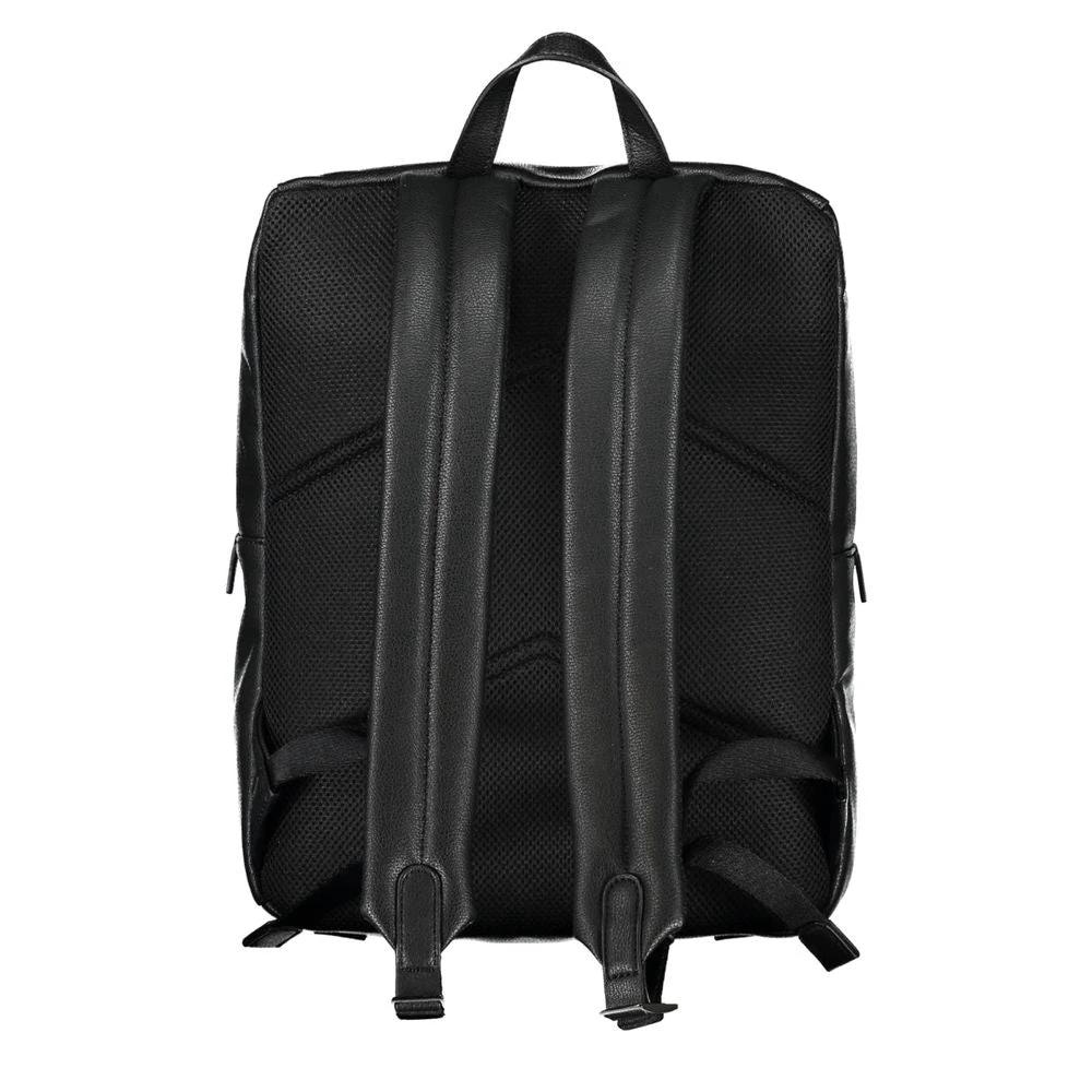 Calvin Klein Nero Polyester Men Backpack Calvin Klein
