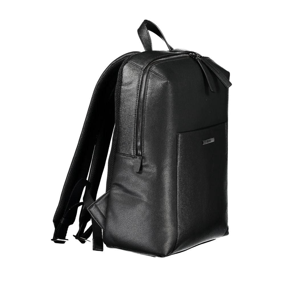 Calvin Klein Nero Polyester Men Backpack Calvin Klein