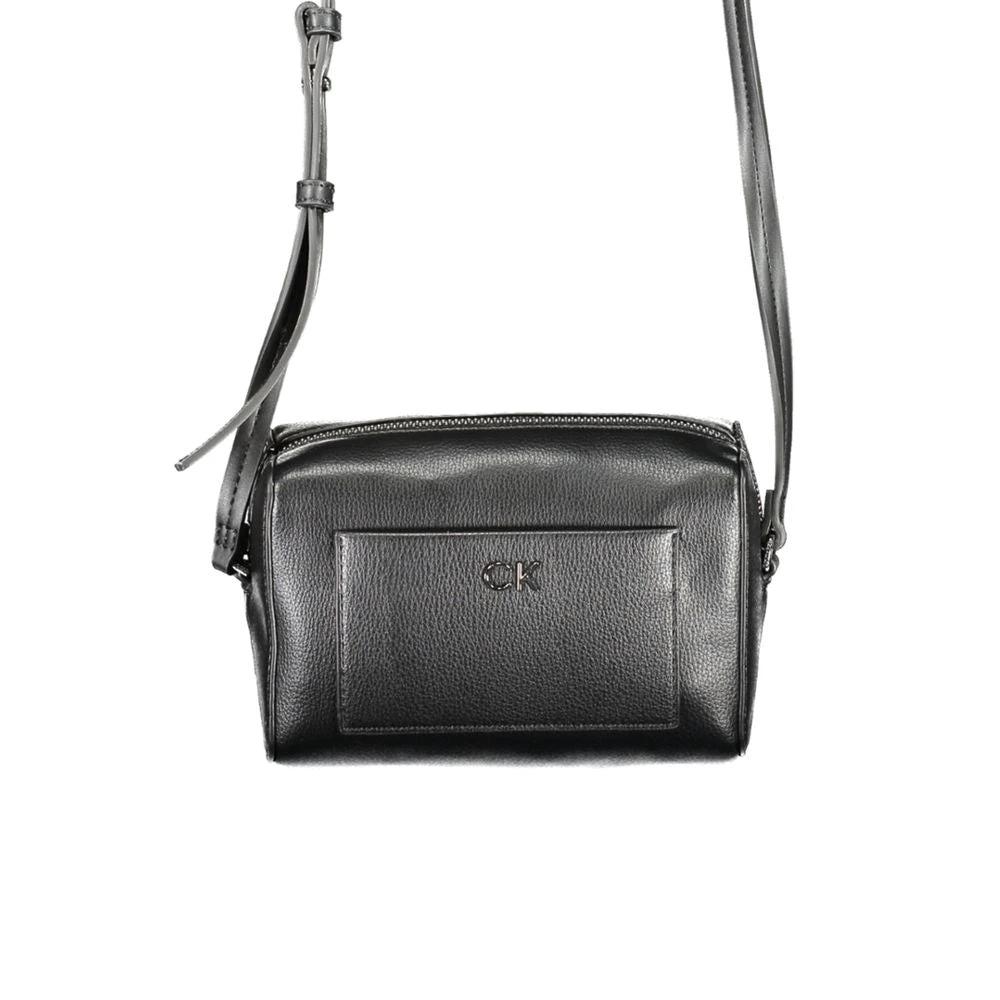 Calvin Klein Black Polyester Women Shoulder Bag Calvin Klein
