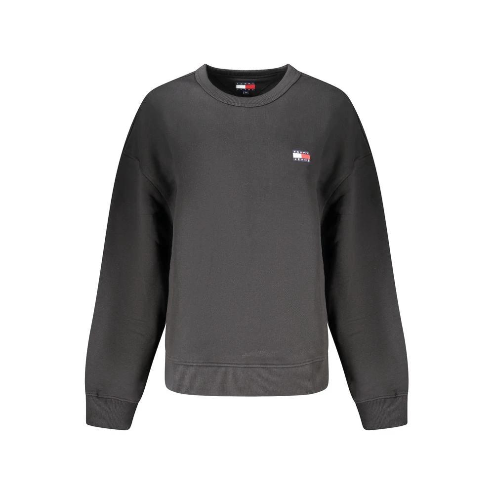 Tommy Hilfiger Black Cotton Women Sweatshirt Tommy Hilfiger