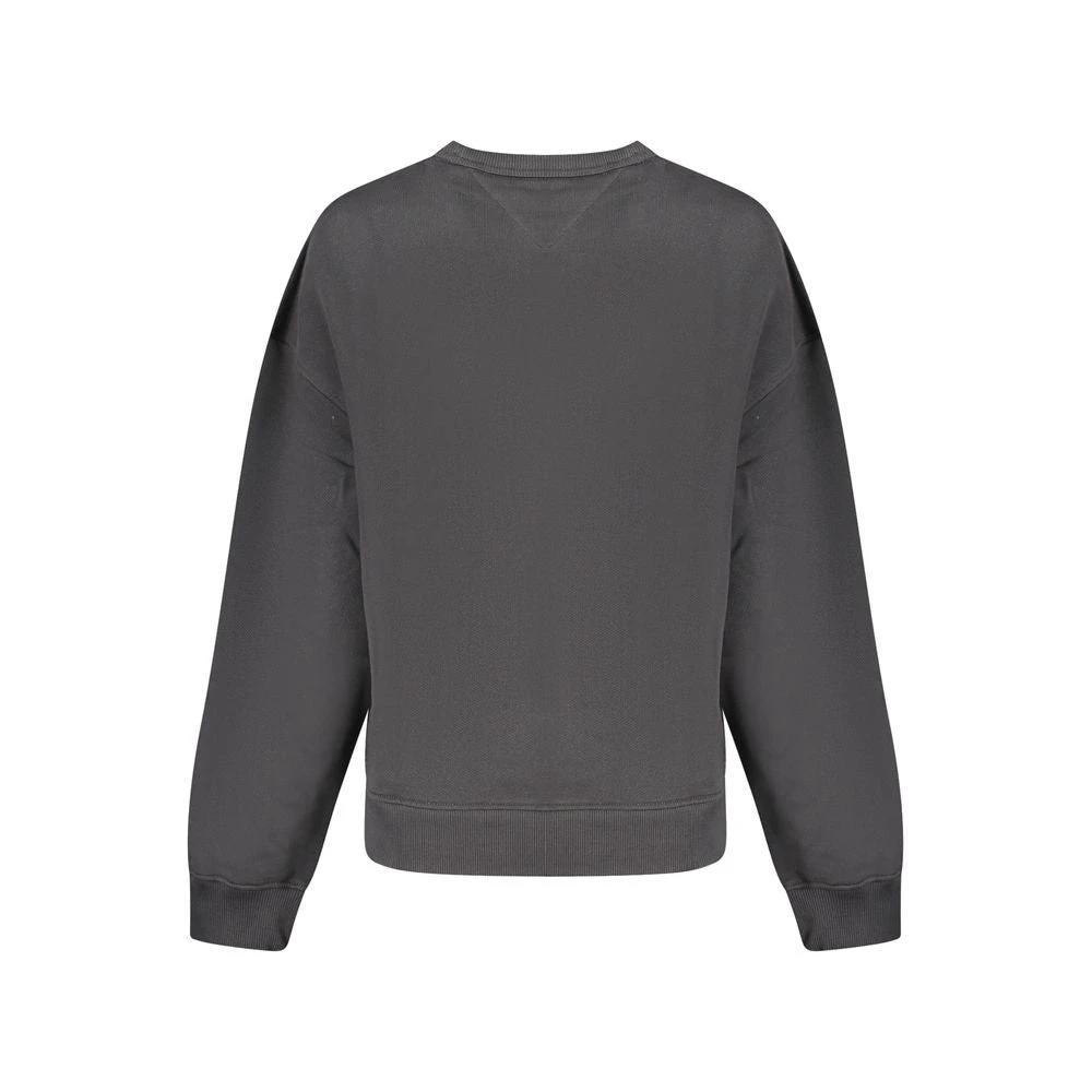Tommy Hilfiger Black Cotton Women Sweatshirt Tommy Hilfiger