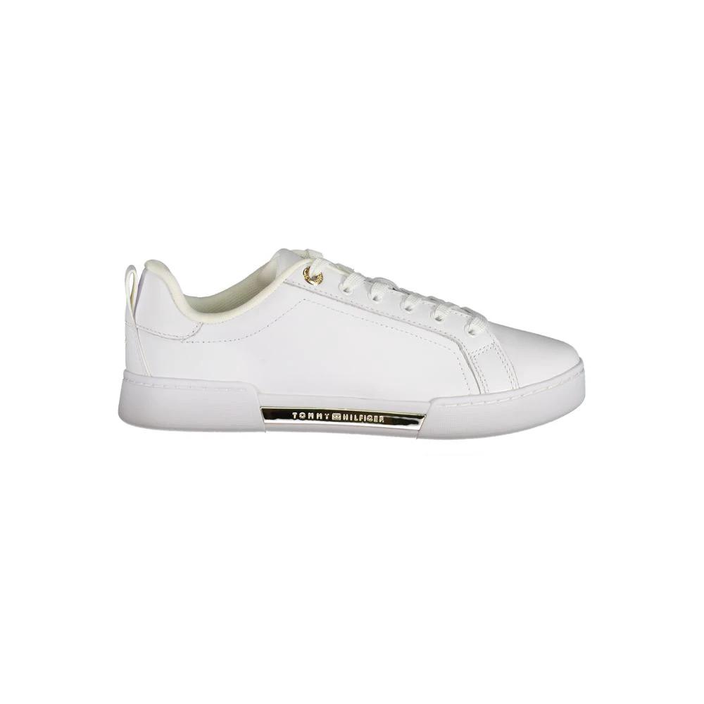 Baskets Tommy Hilfiger en cuir blanc pour femmes