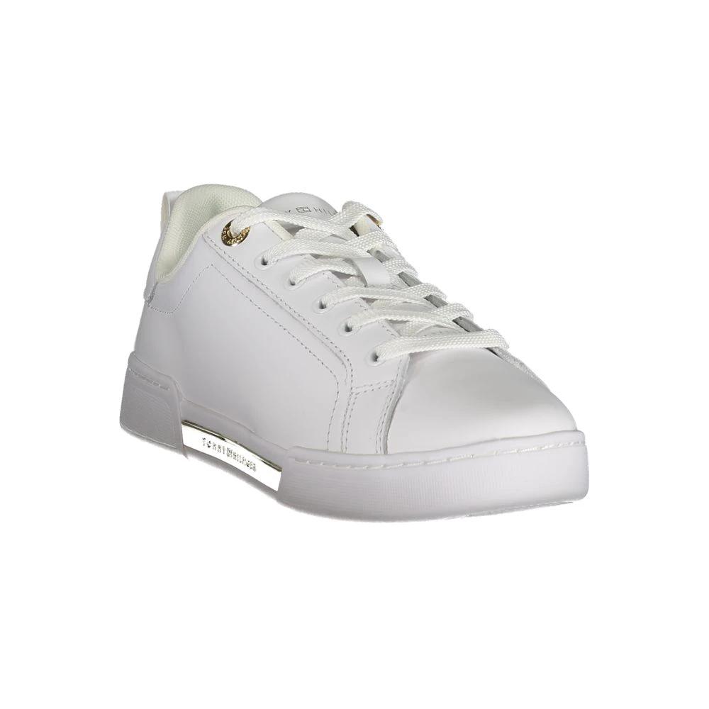 Baskets Tommy Hilfiger en cuir blanc pour femmes