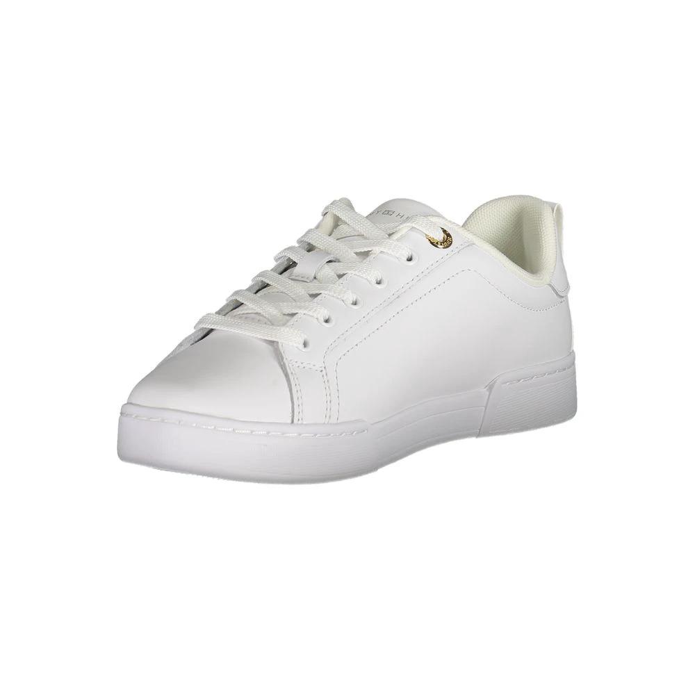 Baskets Tommy Hilfiger en cuir blanc pour femmes