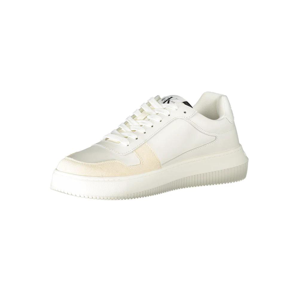 Calvin Klein Bianco Leather Men Sneaker Calvin Klein