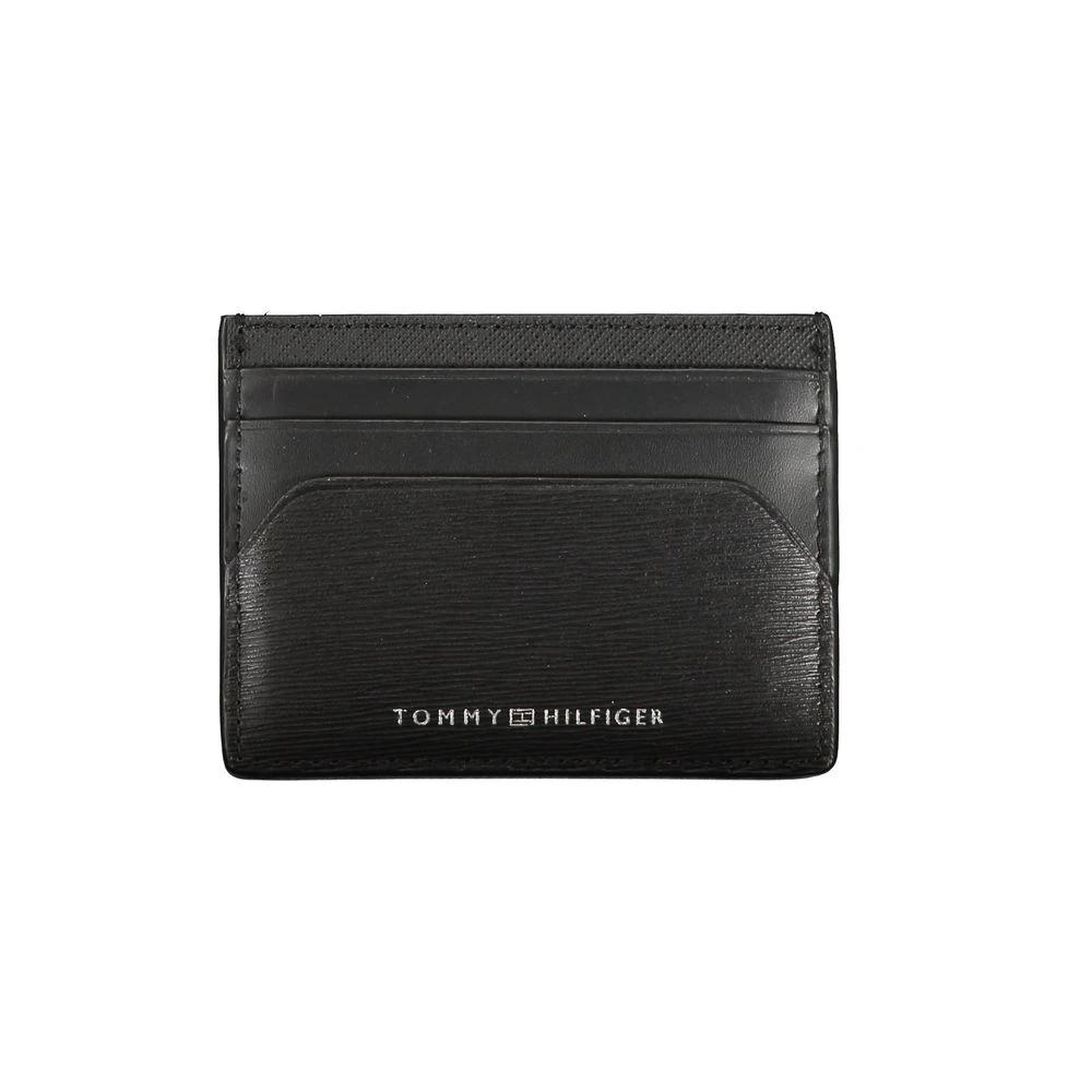 Tommy Hilfiger Black Leather Men Wallet