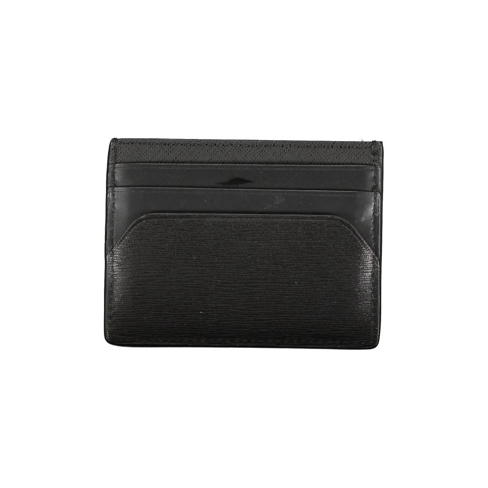 Tommy Hilfiger Black Leather Men Wallet